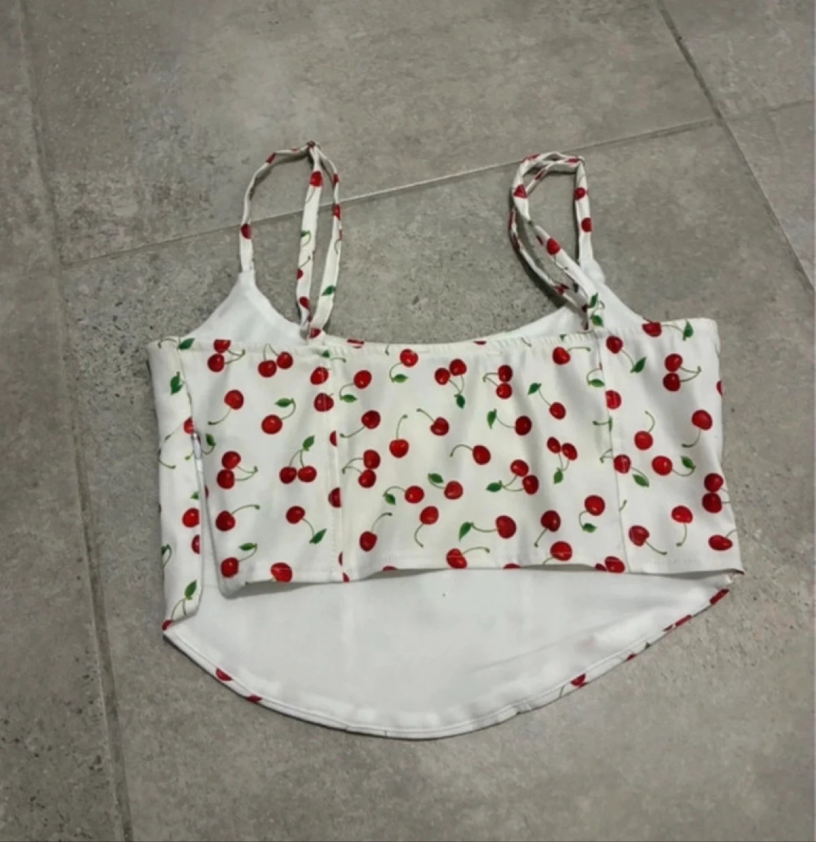 Bershka cherry print bustier – photo 7